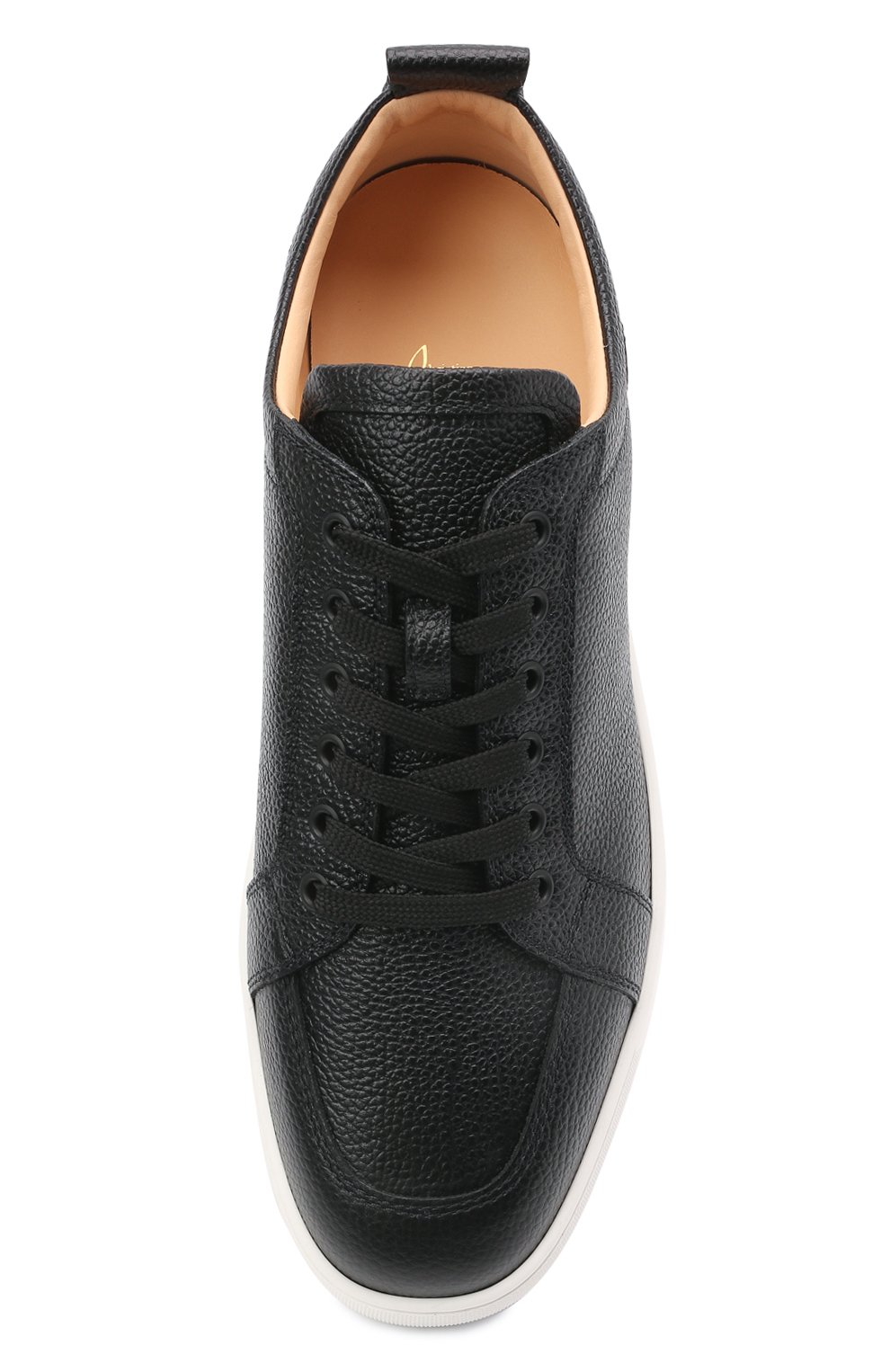 Кожаные кеды CHRISTIAN LOUBOUTIN черного цвета по цене 69950 руб., арт. 1180255/RANTUL0W FLAT, фото 5 Кожаные кеды CHRISTIAN LOUBOUTIN, арт. 1180255/RANTUL0W FLAT, фото 5