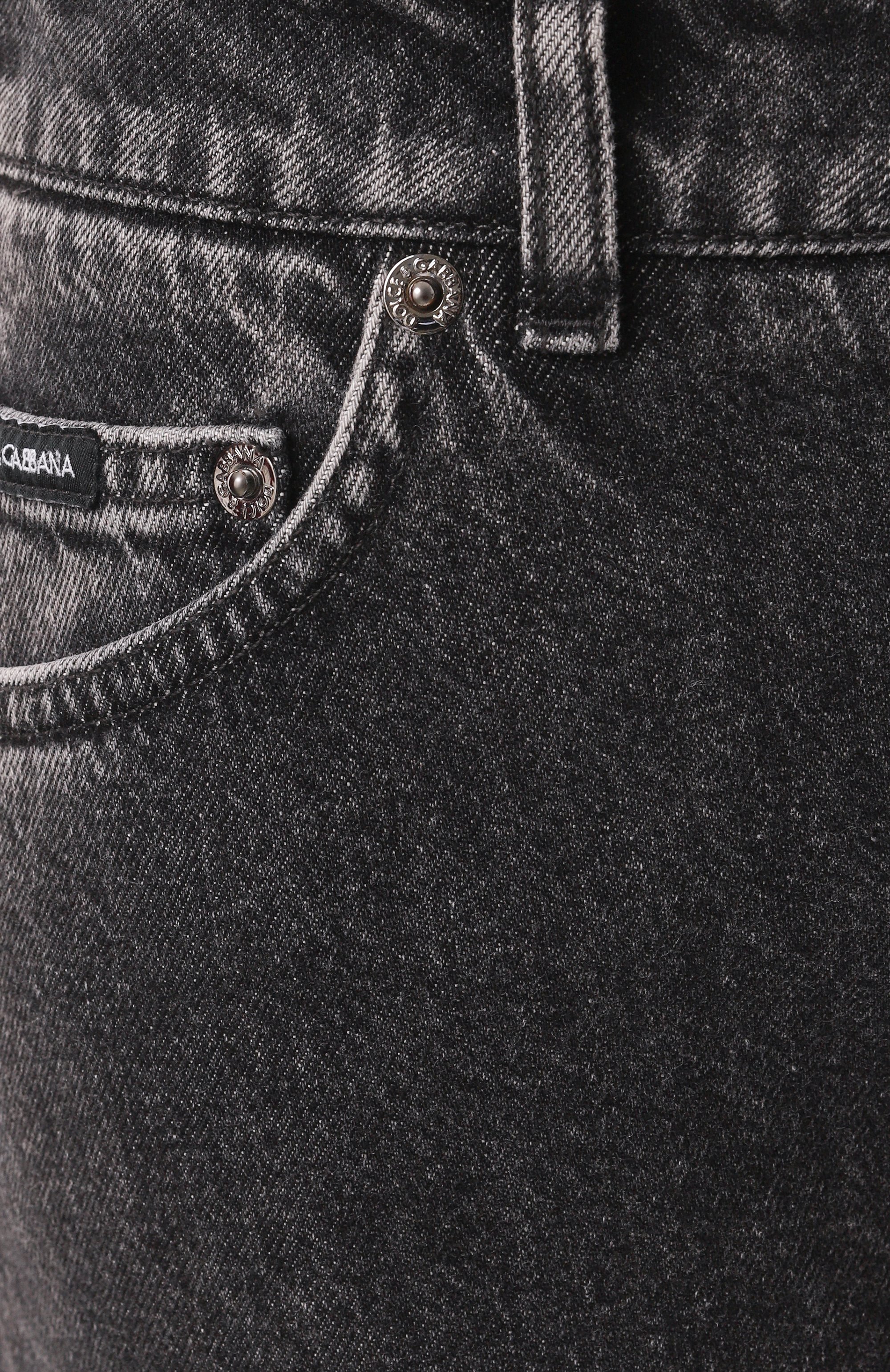 Джинсы DOLCE & GABBANA черного цвета по цене 79150 руб., арт. FTC7CD/G8LY8, фото 6 Джинсы DOLCE & GABBANA, арт. FTC7CD/G8LY8, фото 6
