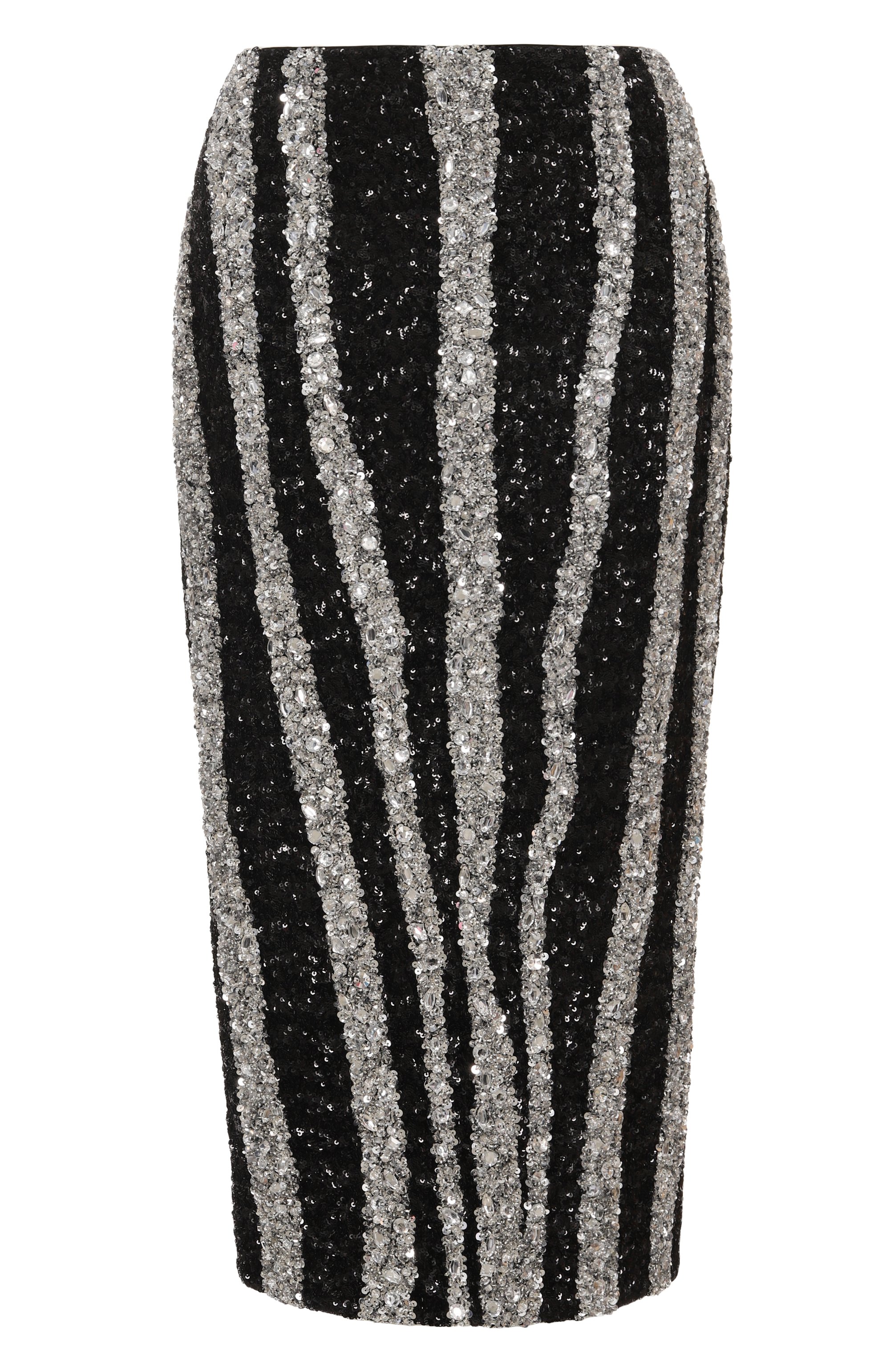 Юбка с отделкой из пайеток BALMAIN, арт. FF0LD520/PD22, фото 1