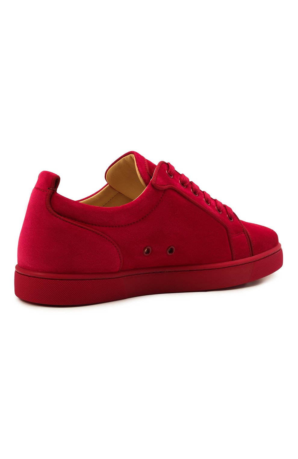 Замшевые кеды louis junior orlato CHRISTIAN LOUBOUTIN красного цвета по цене 69950 руб., арт. 3190824/L0UIS JUNI0R 0RLAT0 FLAT, фото 4 Замшевые кеды louis junior orlato CHRISTIAN LOUBOUTIN, арт. 3190824/L0UIS JUNI0R 0RLAT0 FLAT, фото 4