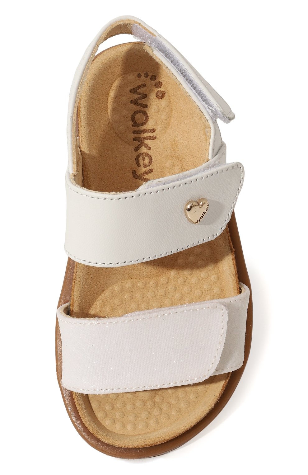 Кожаные сандалии WALKEY белого цвета по цене 9950 руб., арт. Y1A2-41760-0063/19-24, фото 4 Кожаные сандалии WALKEY, арт. Y1A2-41760-0063/19-24, фото 4