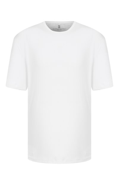 Футболка из вискозы и хлопка BRUNELLO CUCINELLI, арт. MR8061336, фото 1