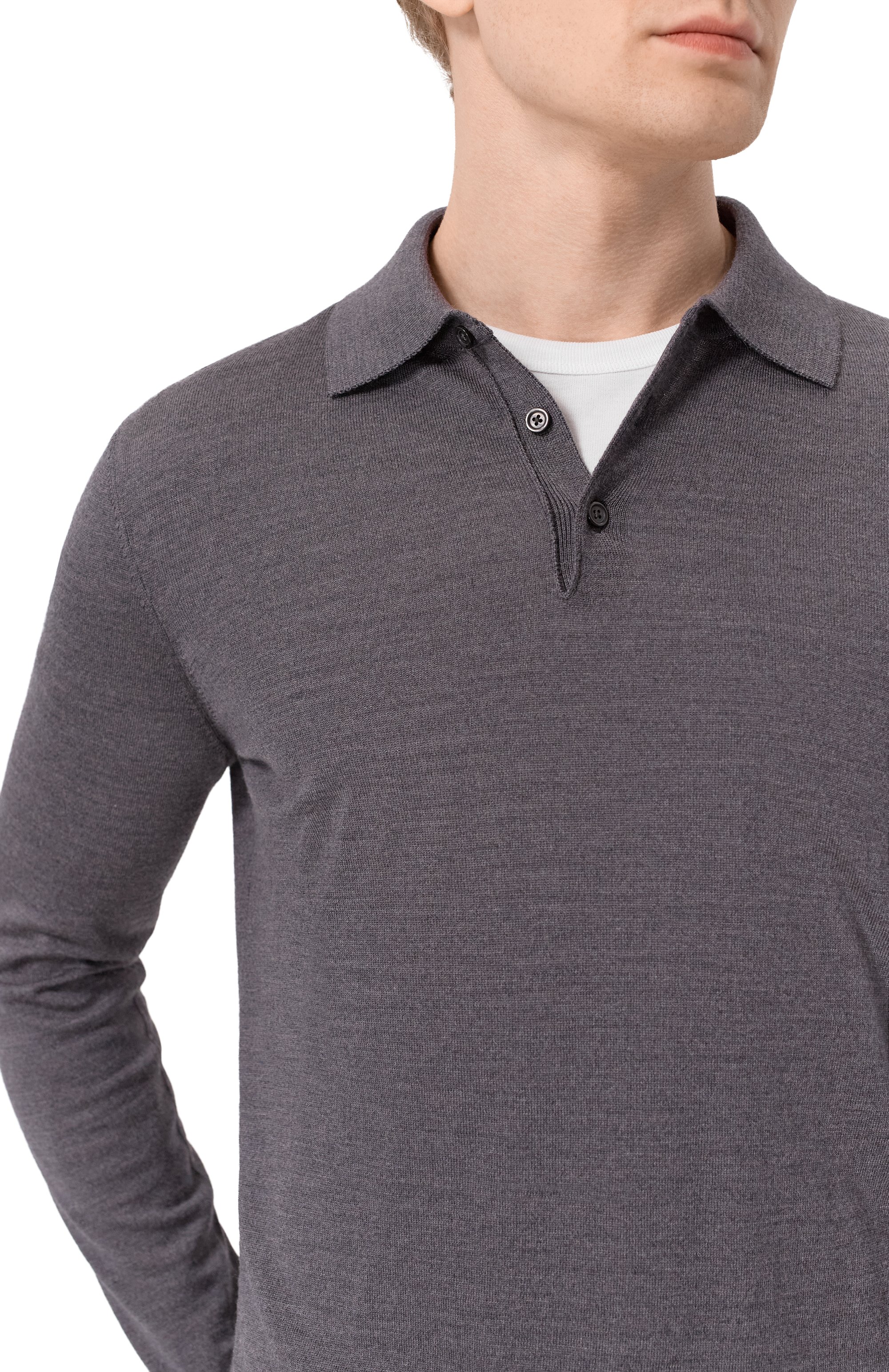 Шерстяное поло ANDREA CAMPAGNA, арт. M5625-6686, фото 5