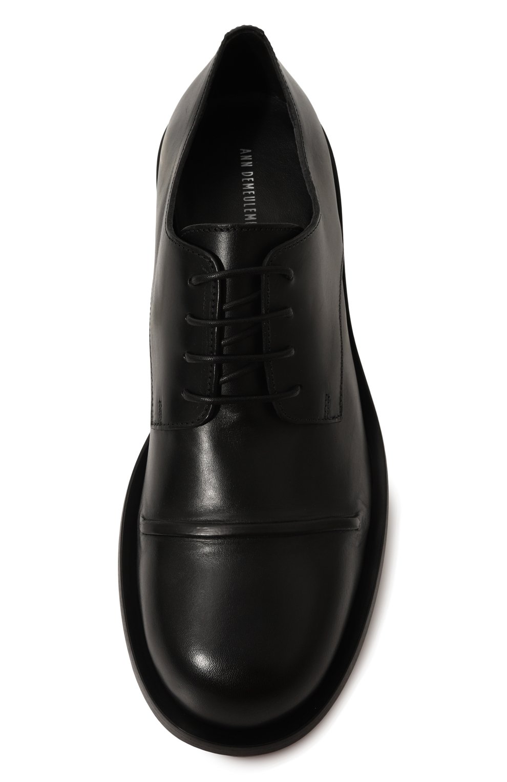 Кожаные дерби dex pintruck ANN DEMEULEMEESTER черного цвета по цене 76500 руб., арт. 2402-M-F30-LT049-099, фото 6 Кожаные дерби dex pintruck ANN DEMEULEMEESTER, арт. 2402-M-F30-LT049-099, фото 6