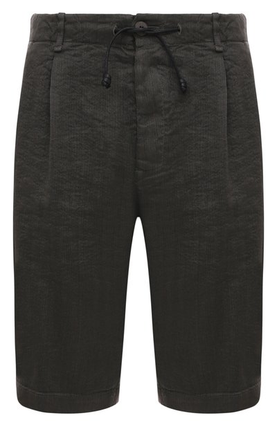 Мужские шорты изо льна и вискозы TRANSIT, арт. CFUTRWH173