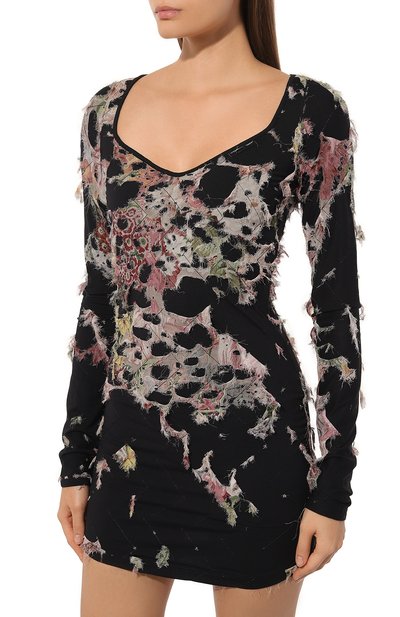 Платье из вискозы DIESEL, арт. A17033/0WIBX, фото 3