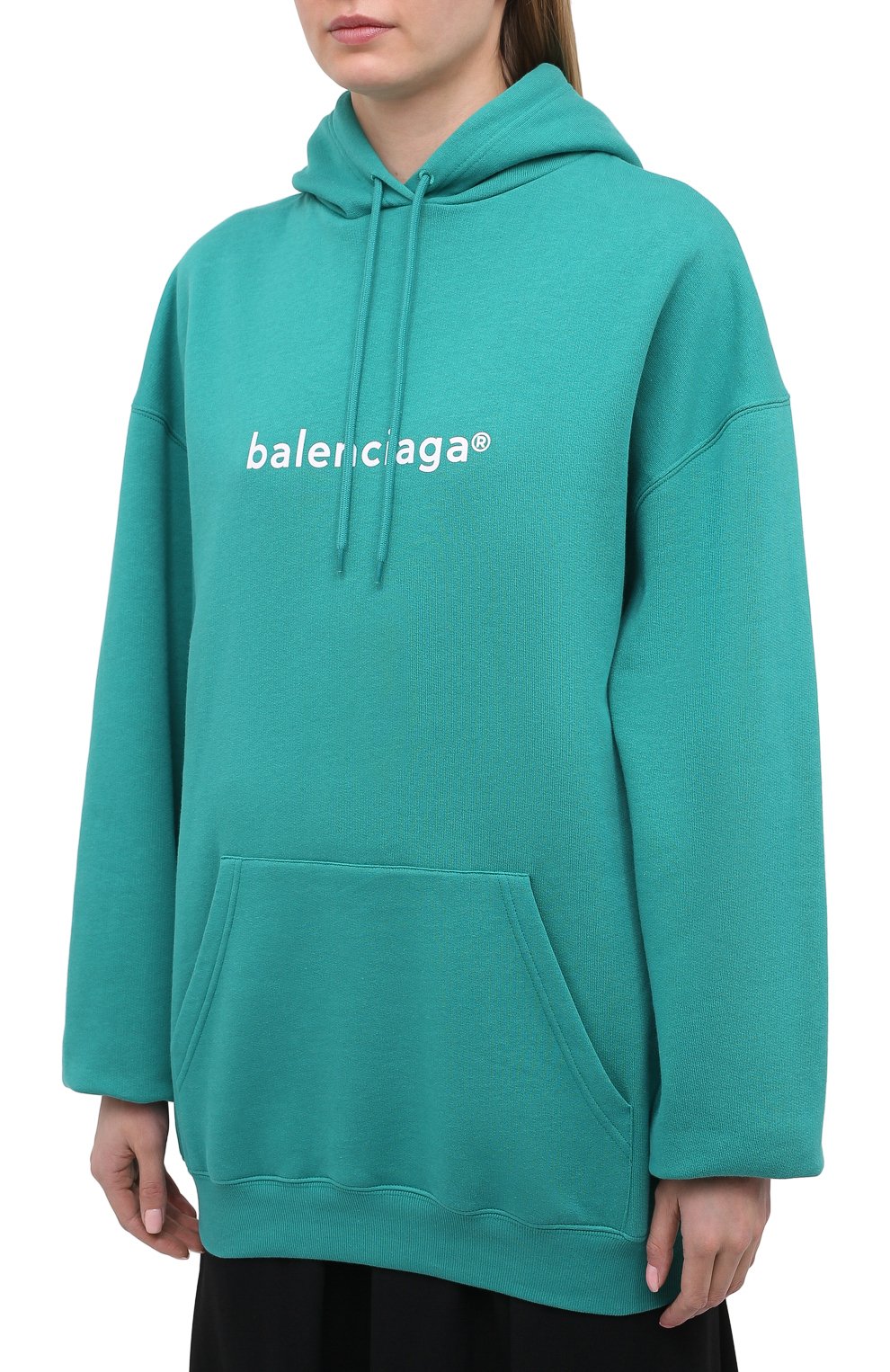 Хлопковое худи BALENCIAGA, арт. 578135/TJVA3, фото 3