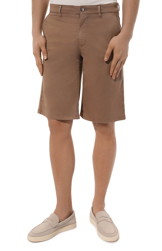 Хлопковые шорты Zilli M0Z-D0143-C0TP1/R001 Коричневый  M0Z-D0143-C0TP1/R001 Фото 3