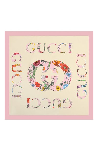 Шелковый платок GUCCI, арт. 663683 3G001, фото 5