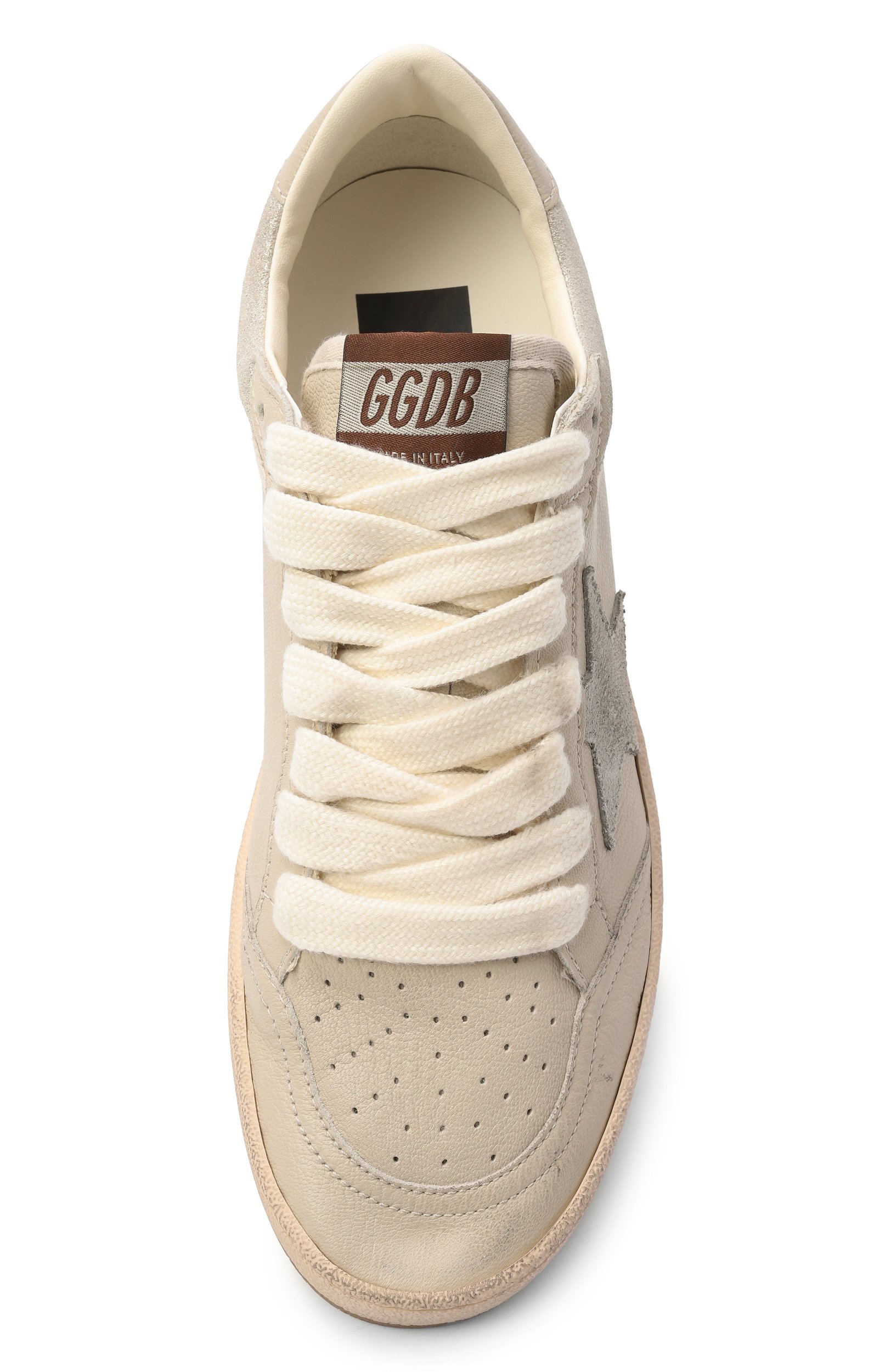 Кожаные кеды ball star GOLDEN GOOSE DELUXE BRAND, арт. GWF00771.F008701, фото 6