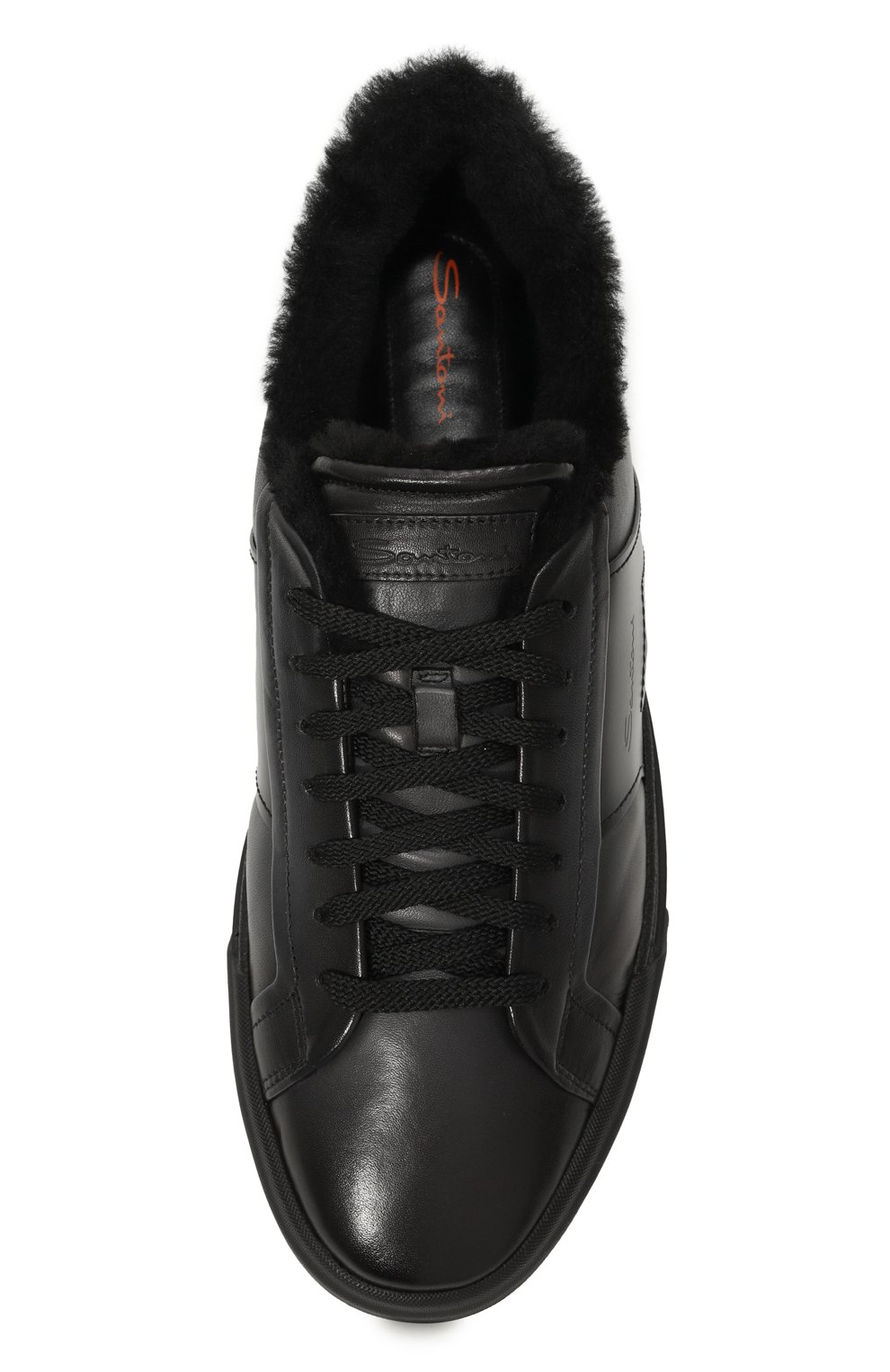 Кожаные кеды gloria SANTONI, арт. MBGG22018NE0PG0N, фото 6