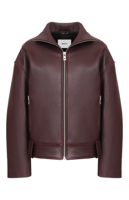 Кожаная куртка Bats BO_90_ Бордовый BO_90_