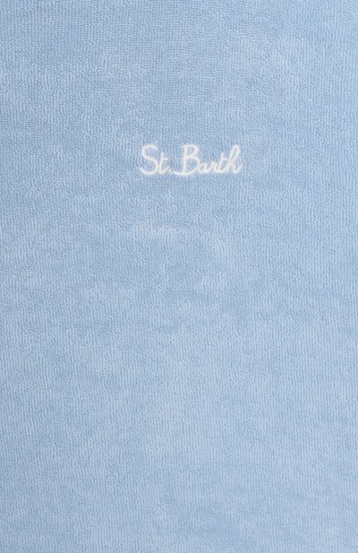 Хлопковая футболка MC2 SAINT BARTH голубого цвета по цене 11750 руб., арт. STBK HASPRIA JR/00018H, фото 3 Хлопковая футболка MC2 SAINT BARTH, арт. STBK HASPRIA JR/00018H, фото 3