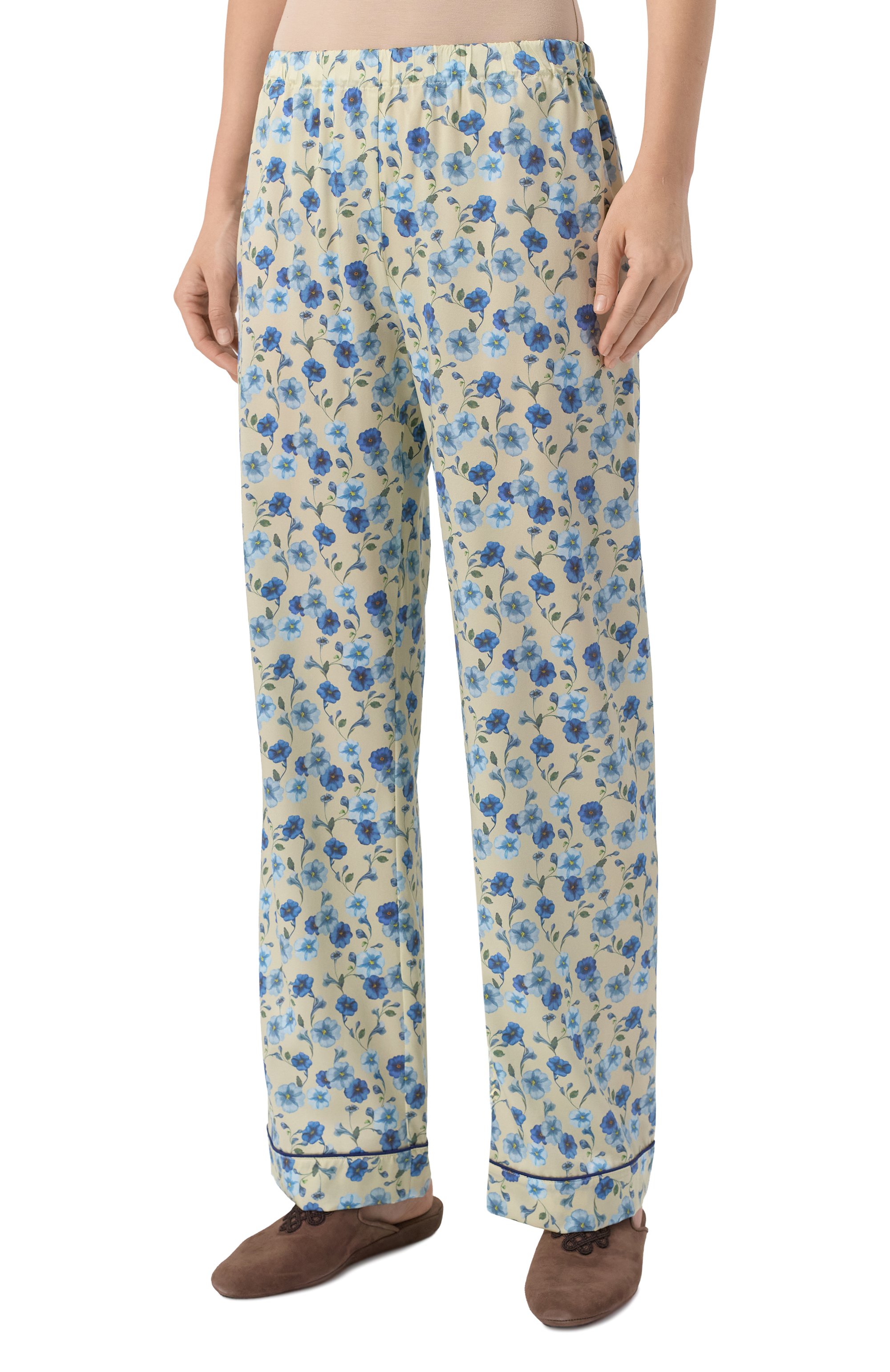 Шелковые брюки PRIMROSE, арт. 7W.500B.FLW01, фото 3