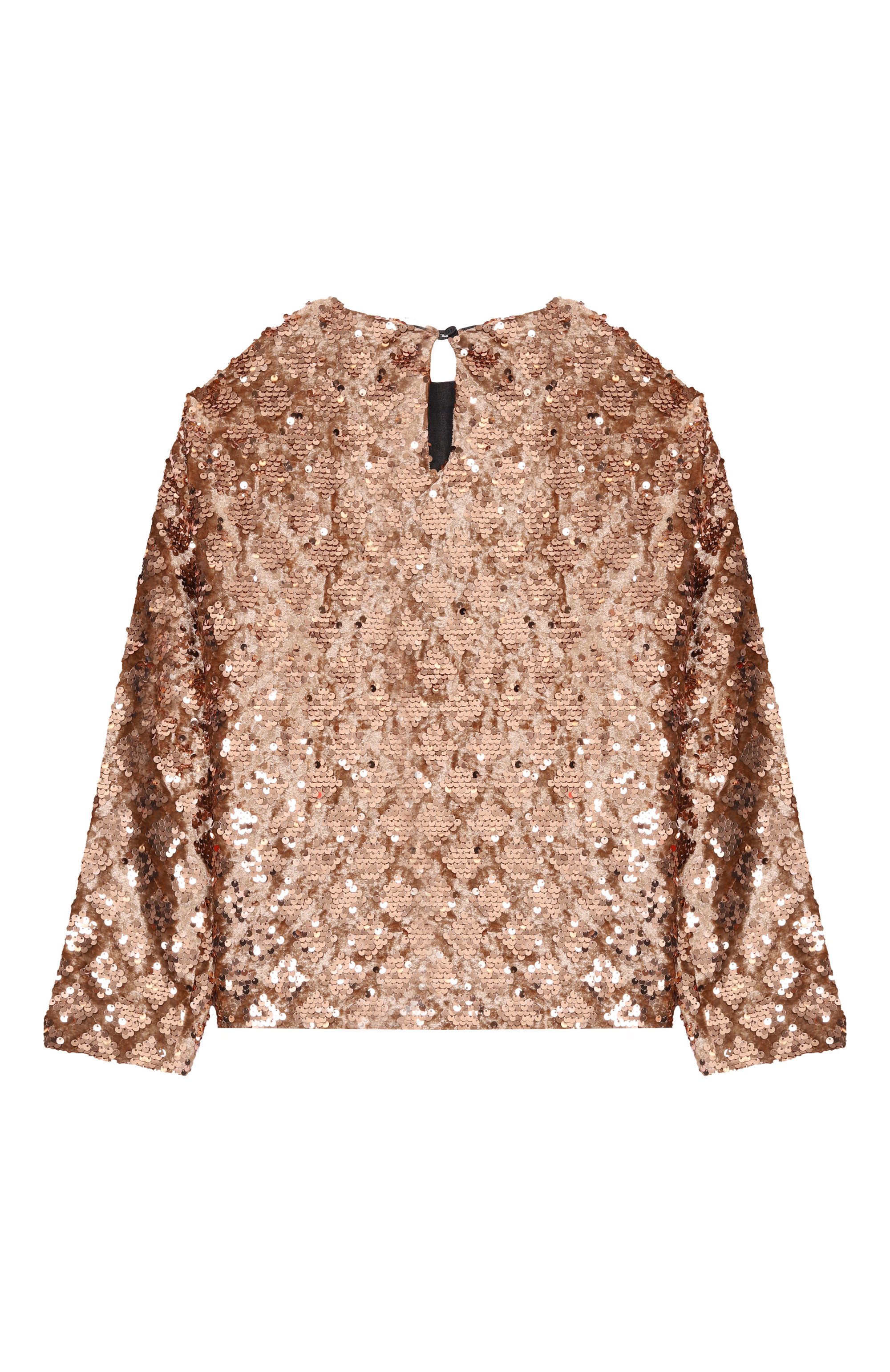 Блузка DOUUOD бежевого цвета по цене 21300 руб., арт. DX5A60, фото 2 Блузка DOUUOD, арт. DX5A60, фото 2