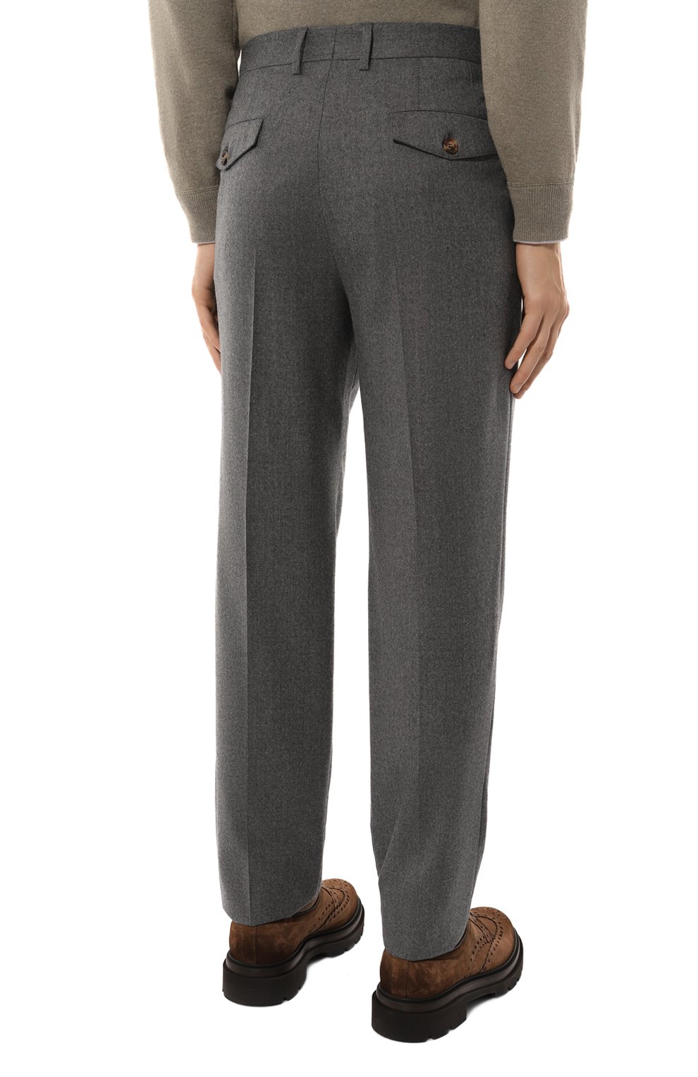 Шерстяные брюки BRUNELLO CUCINELLI, арт. ME226E1920, фото 4