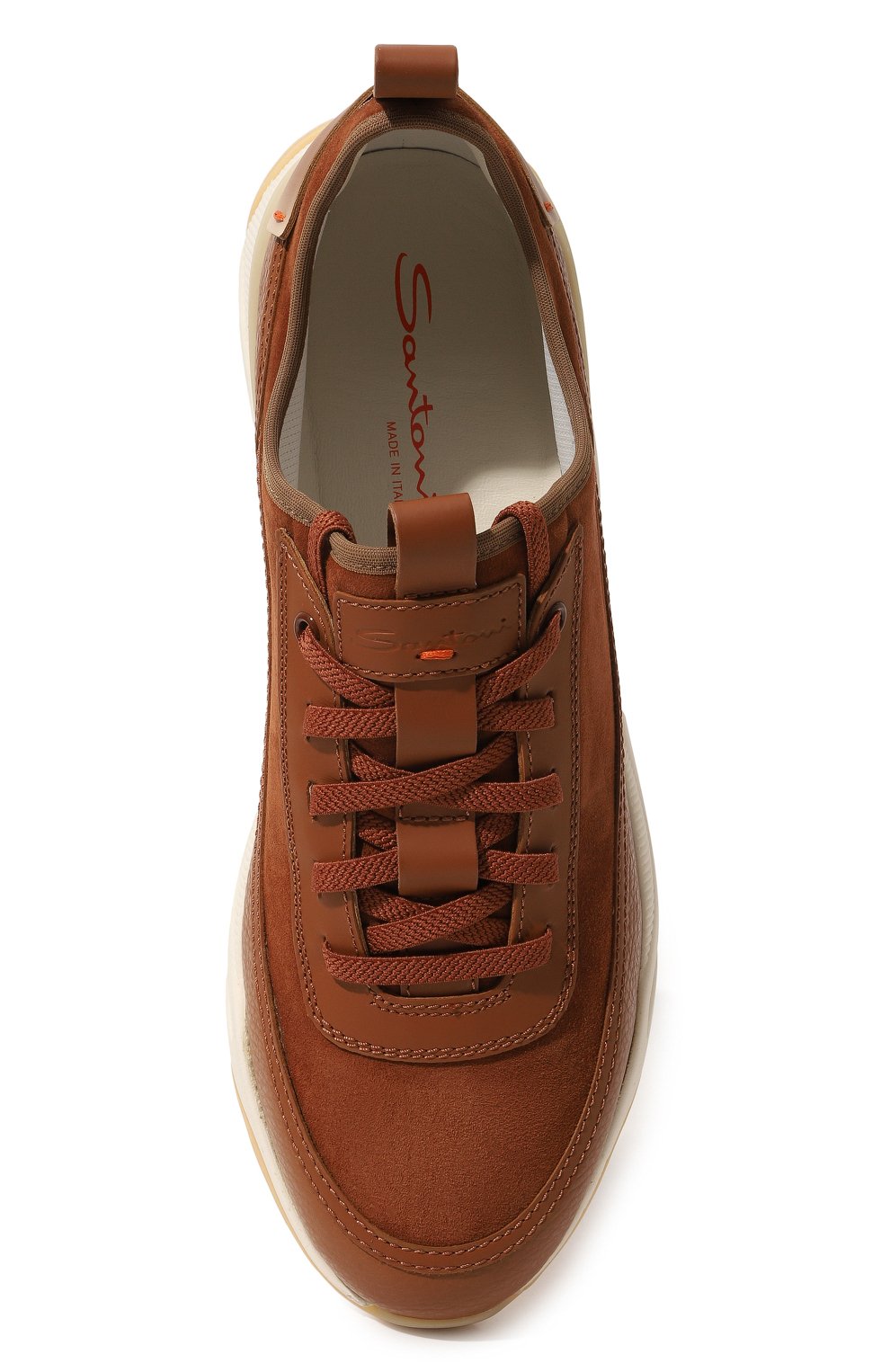 Кожаные кроссовки SANTONI, арт. MBI021534BTTGSU8C45, фото 6