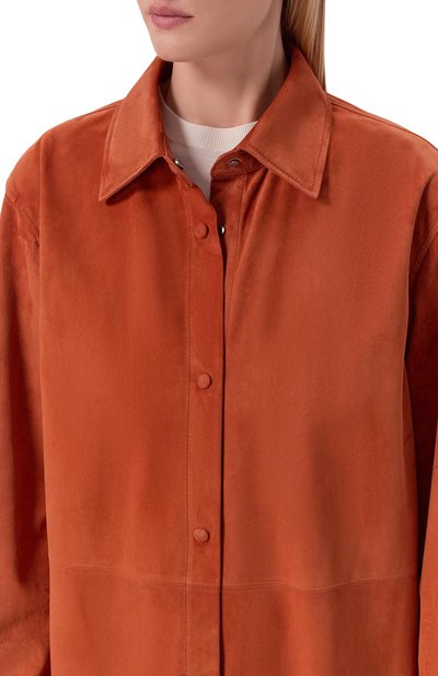 Замшевая рубашка MVST, арт. M26.2PW.L022 BIG SIZE/METIS SUEDE 0.4 MM, фото 5