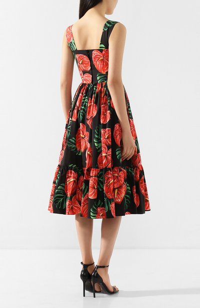 Хлопковое платье DOLCE & GABBANA, арт. F6C7ET/FSEH0, фото 4