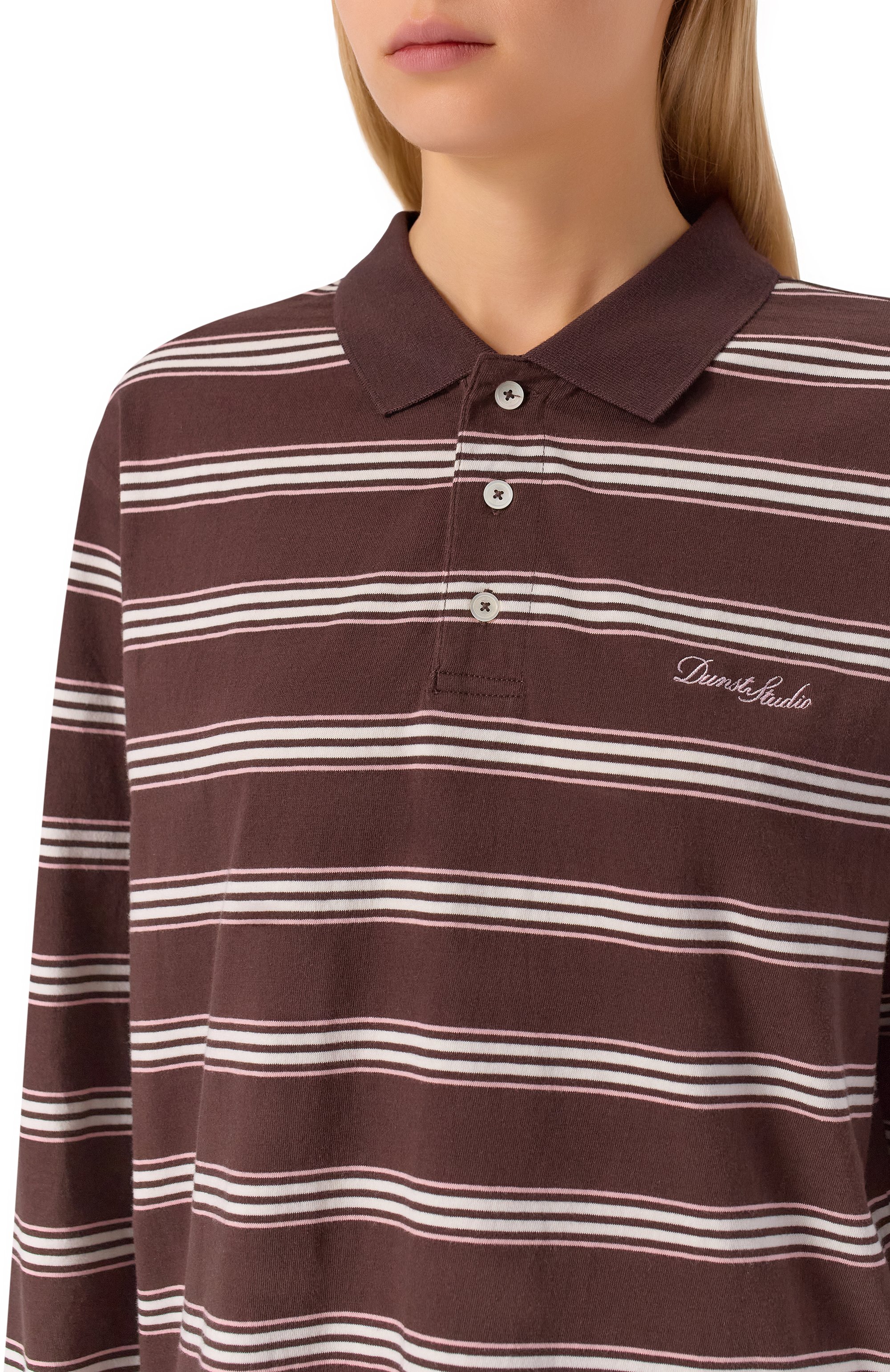 Хлопковое поло DUNST, арт. UDTS5C119W2, фото 5