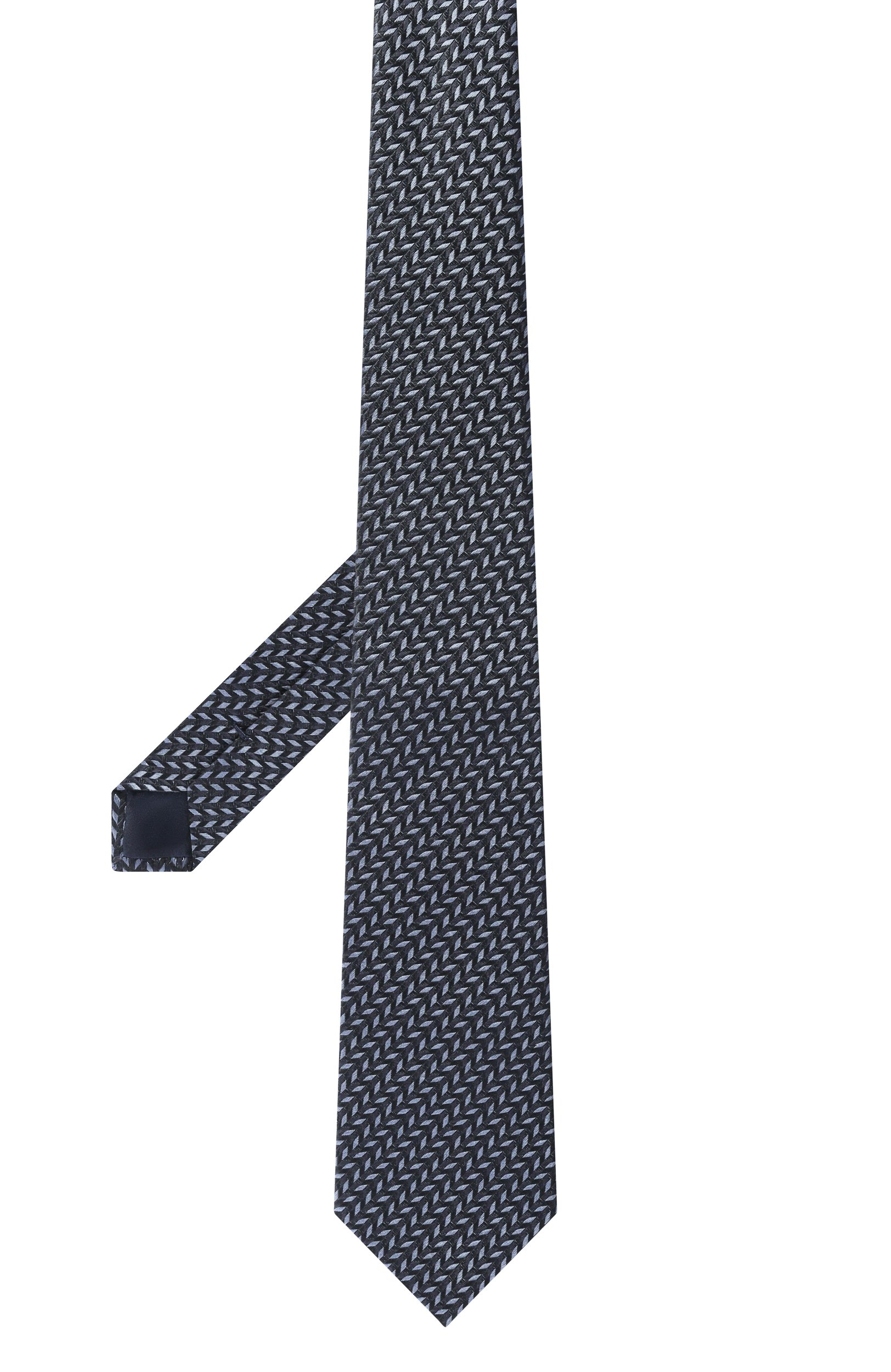 Шелковый галстук GIORGIO ARMANI темно-синего цвета по цене 26450 руб., арт. GM000800/TE22430, фото 3 Шелковый галстук GIORGIO ARMANI, арт. GM000800/TE22430, фото 3
