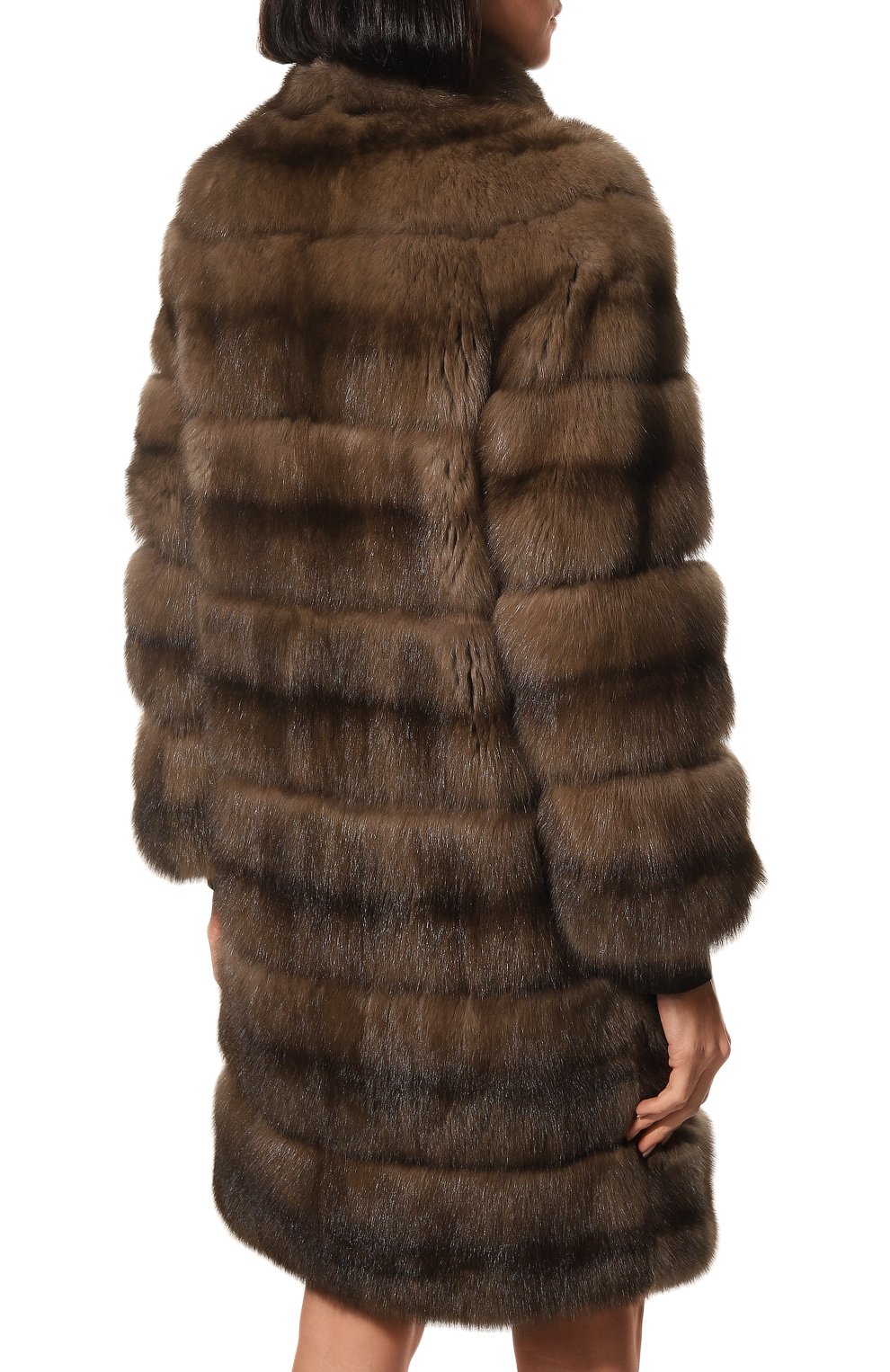 Шуба из меха соболя FURLAND коричневого цвета по цене 3450000 руб., арт. 0237203210067100000, фото 4 Шуба из меха соболя FURLAND, арт. 0237203210067100000, фото 4