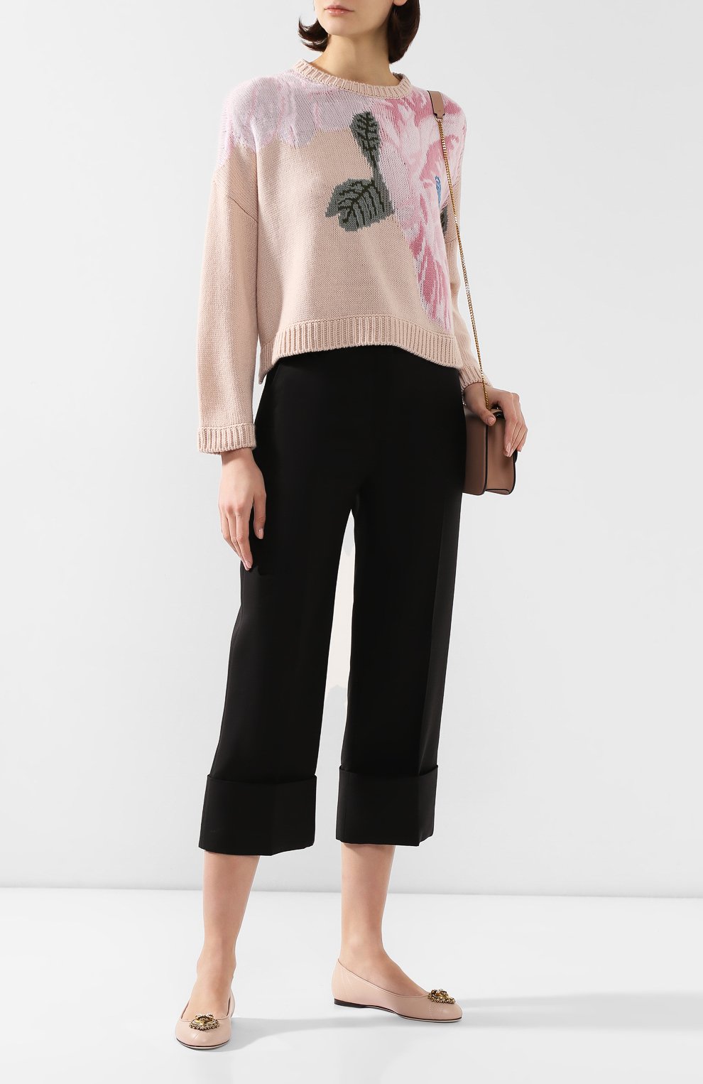 Кожаные балетки devotion DOLCE & GABBANA, арт. CB0173/AV967, фото 2