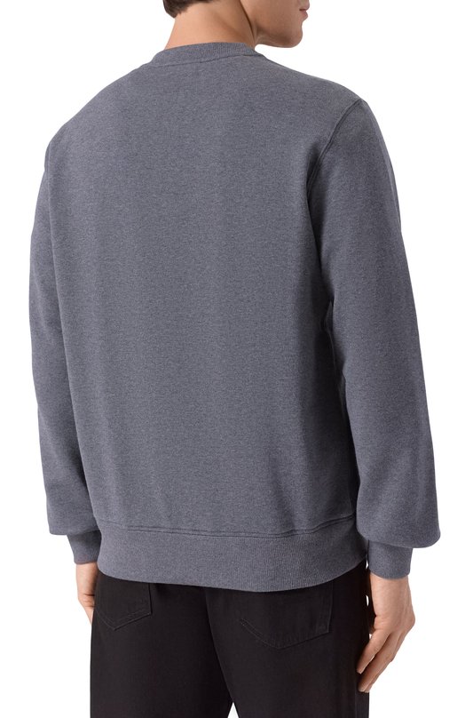 Хлопковый свитшот Dolce & Gabbana G9ABJZ/G7PJ7 Серый  G9ABJZ/G7PJ7 Фото 4