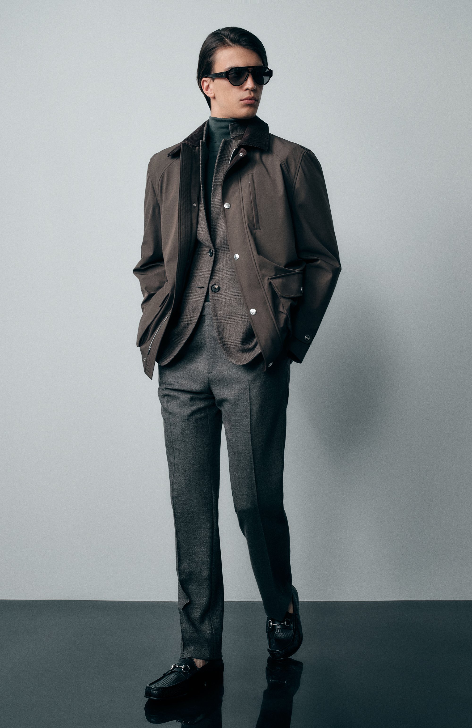 Шерстяные брюки BRIONI, арт. RPC60N/0DA59, фото 6