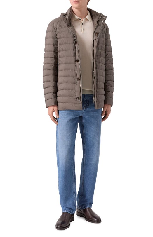 Пуховая куртка Aloisio-S3 Moorer AL0ISI0-S3 Бежевый  AL0ISI0-S3 Фото 2