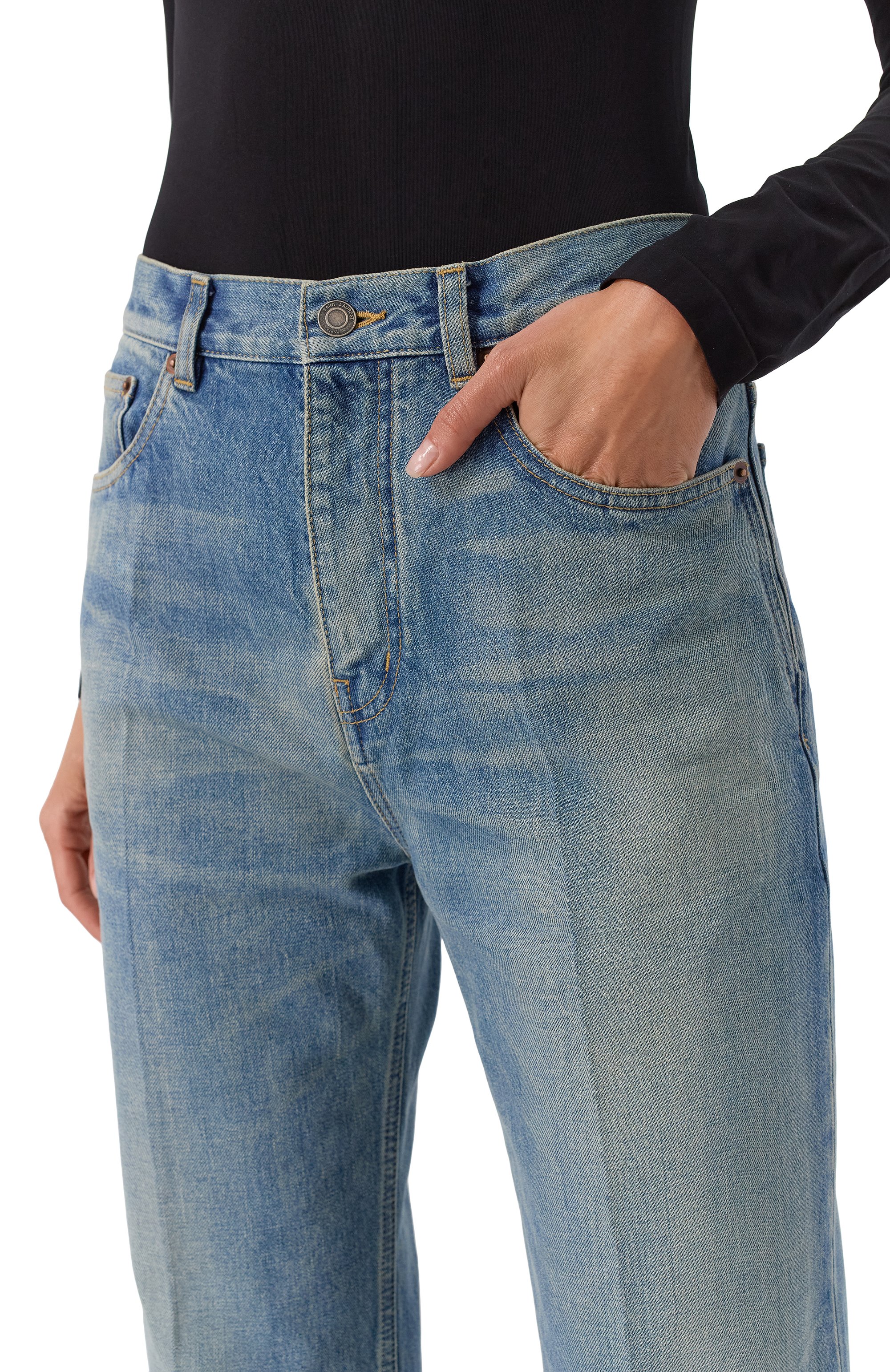 Джинсы SAINT LAURENT, арт. 795350/Y13KD, фото 5