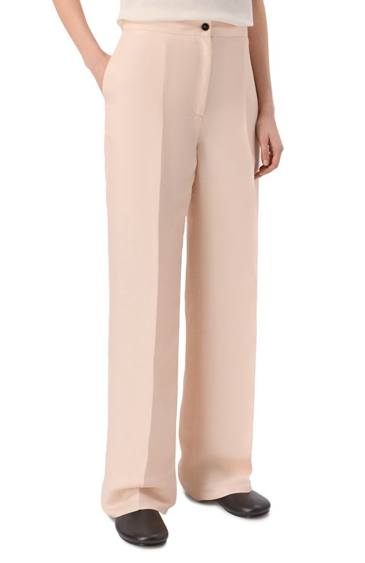 Брюки изо льна и вискозы Ruban RSS26-7.1.54.31 Кремовый  RSS26-7.1.54.31 Фото 3