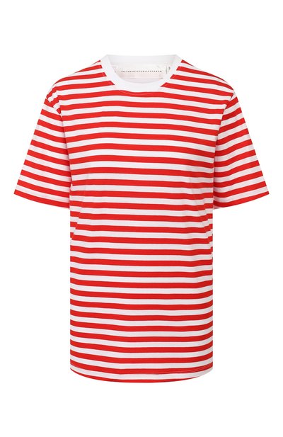 Женская хлопковая футболка VICTORIA, VICTORIA BECKHAM, арт. 2120JTS000449A
