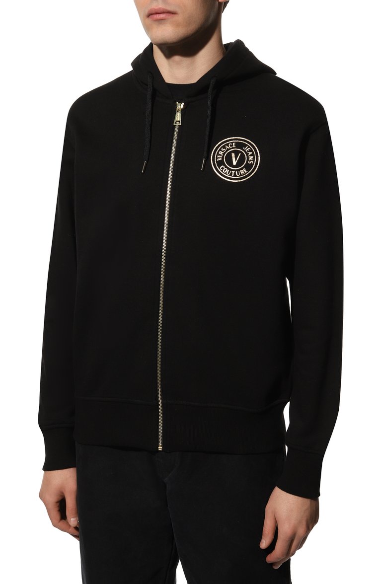 Хлопковая толстовка VERSACE JEANS COUTURE, арт. 73GAIT06-73UP301 R VEMBLEM S F0IL/CF00T, фото 1