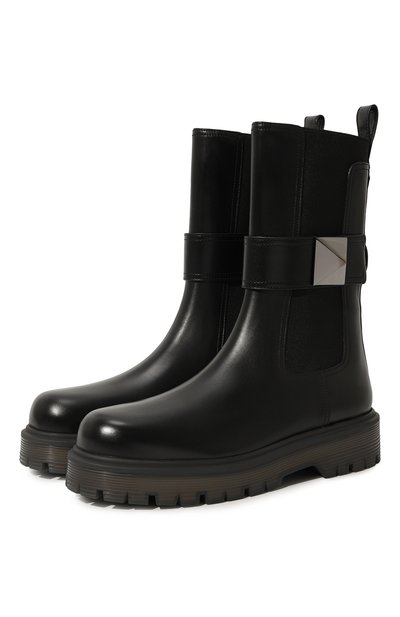 Женские кожаные ботинки one stud VALENTINO, арт. 3W2S0FY1IJW