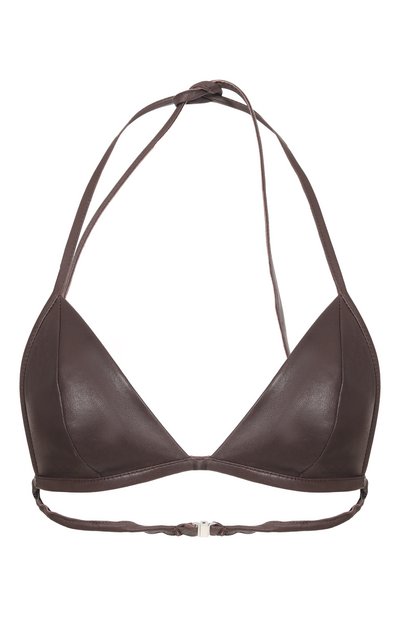 Женский кожаный топ RICK OWENS, арт. RP01F6091/LBY