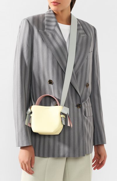 Сумка musubi micro ACNE STUDIOS желтого цвета по цене 83200 руб., арт. A10050/W, фото 5 Сумка musubi micro ACNE STUDIOS, арт. A10050/W, фото 5