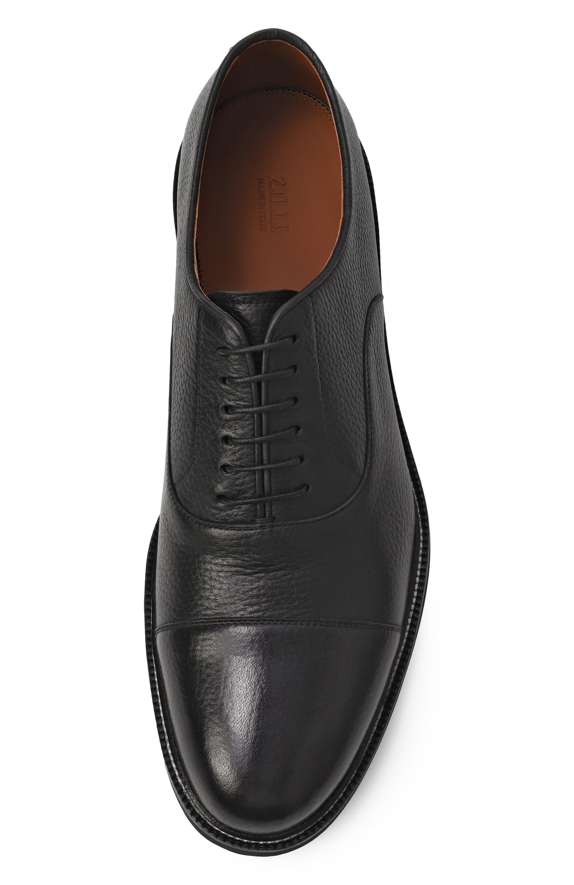 Кожаные оксфорды ZILLI, арт. H0186AM1961VSMM02, фото 6