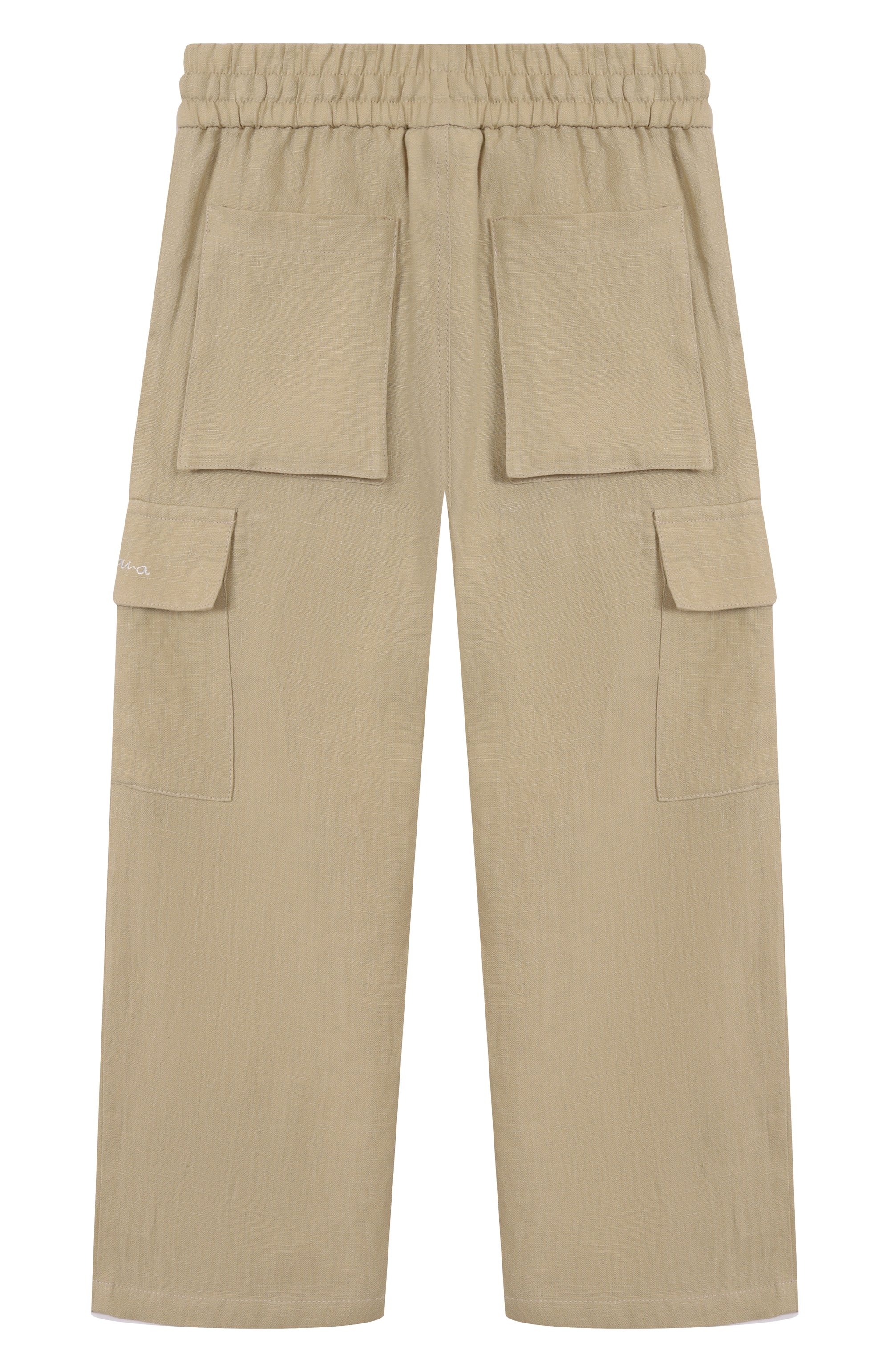 Льняные брюки-карго DOLCE & GABBANA, арт. L44P76/FU4LH/2-6, фото 2