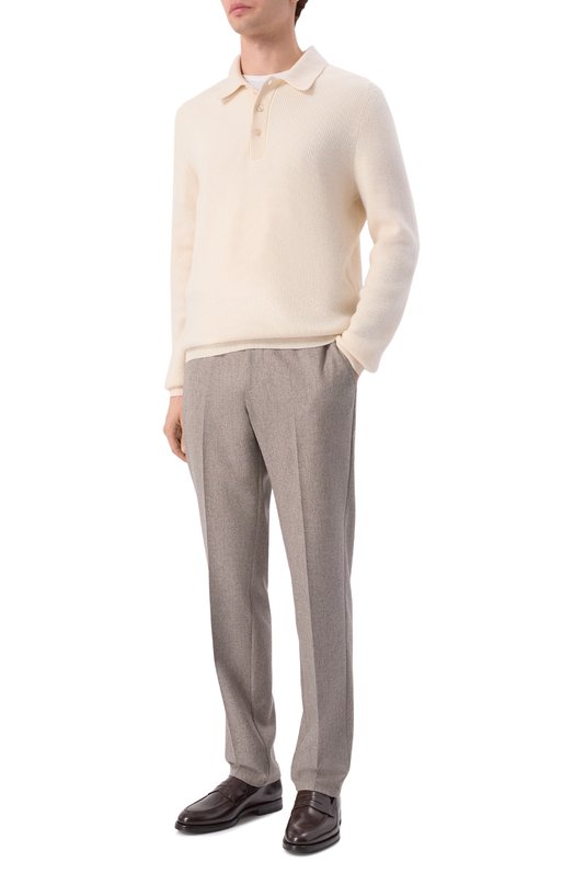 Шерстяные брюки Berwich SPIAGGIA ALC/VB1504 Бежевый  SPIAGGIA ALC/VB1504 Фото 2