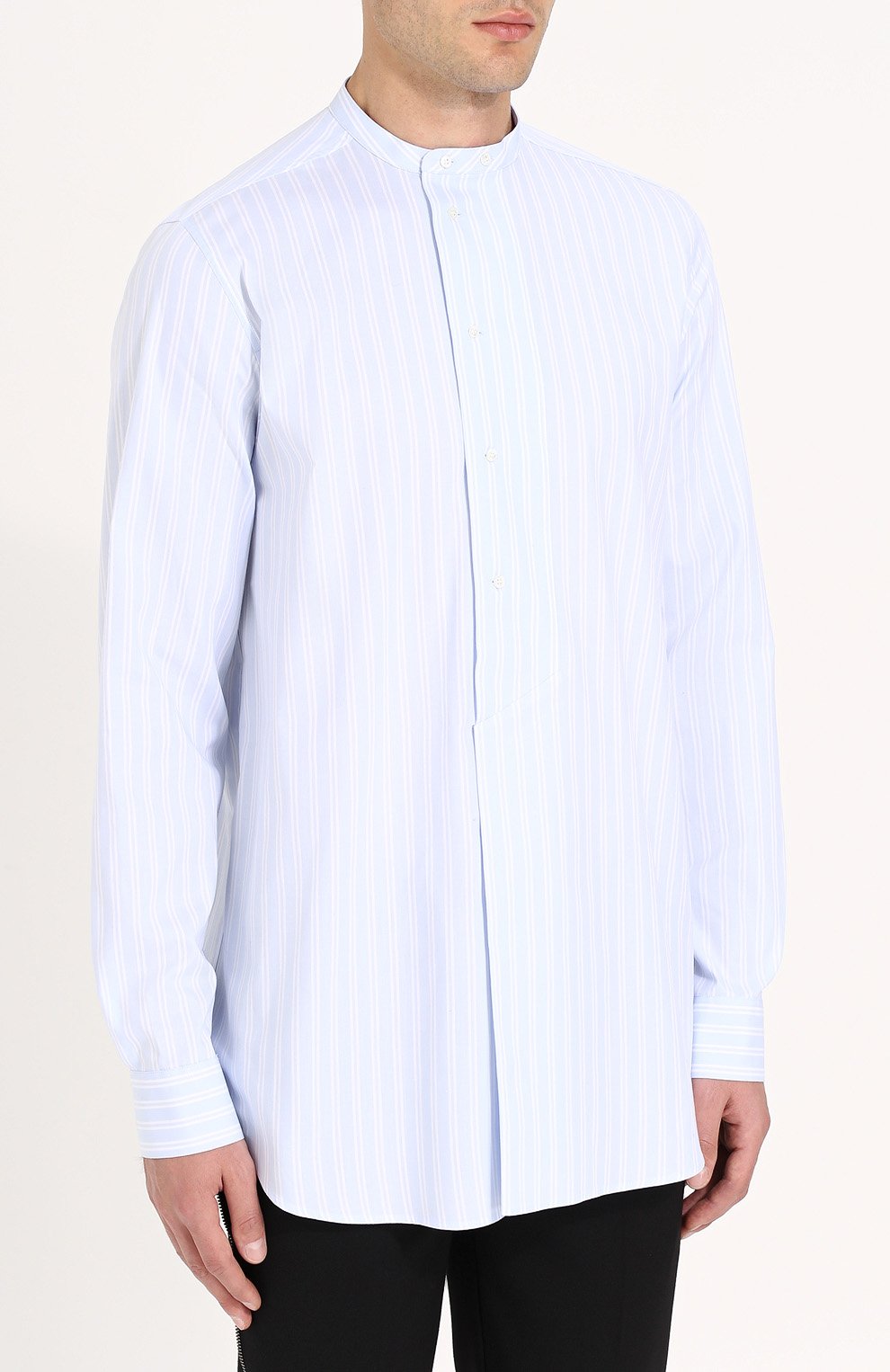 Хлопковая рубашка свободного кроя  CEDRIC CHARLIER, арт. V 0206/8935, фото 3