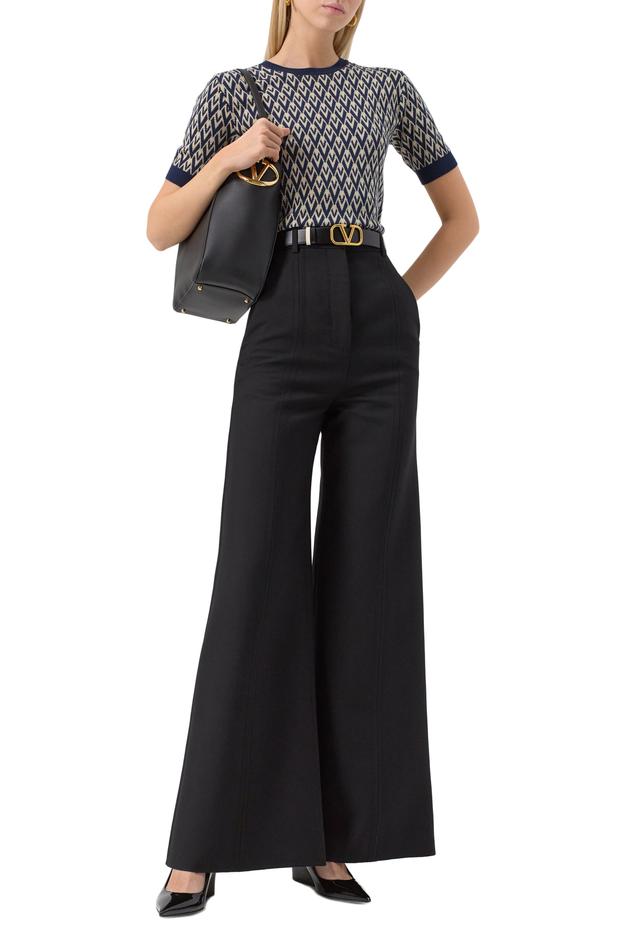 Шерстяной пуловер VALENTINO, арт. 6B3KC62X92M, фото 2