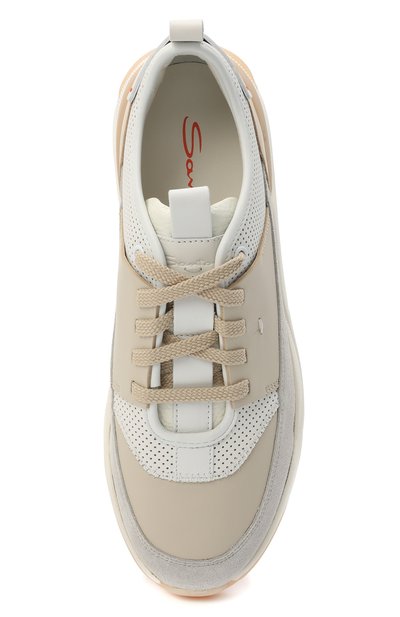 Кожаные кроссовки SANTONI, арт. WBI060772BTTXF0EG20, фото 5