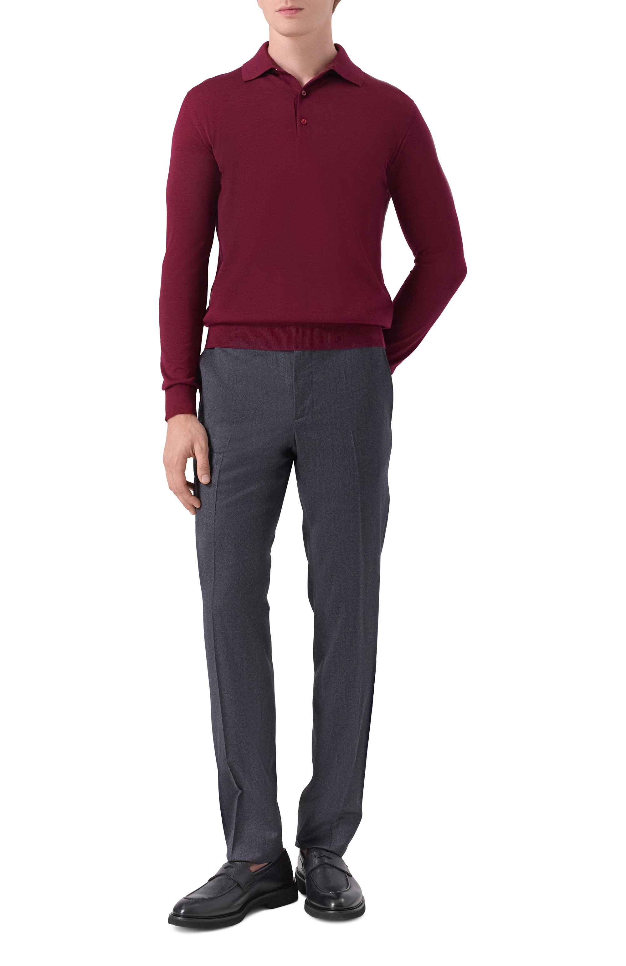 Поло из кашемира и шелка STEFANO RICCI, арт. KE03500P03/E25345, фото 2