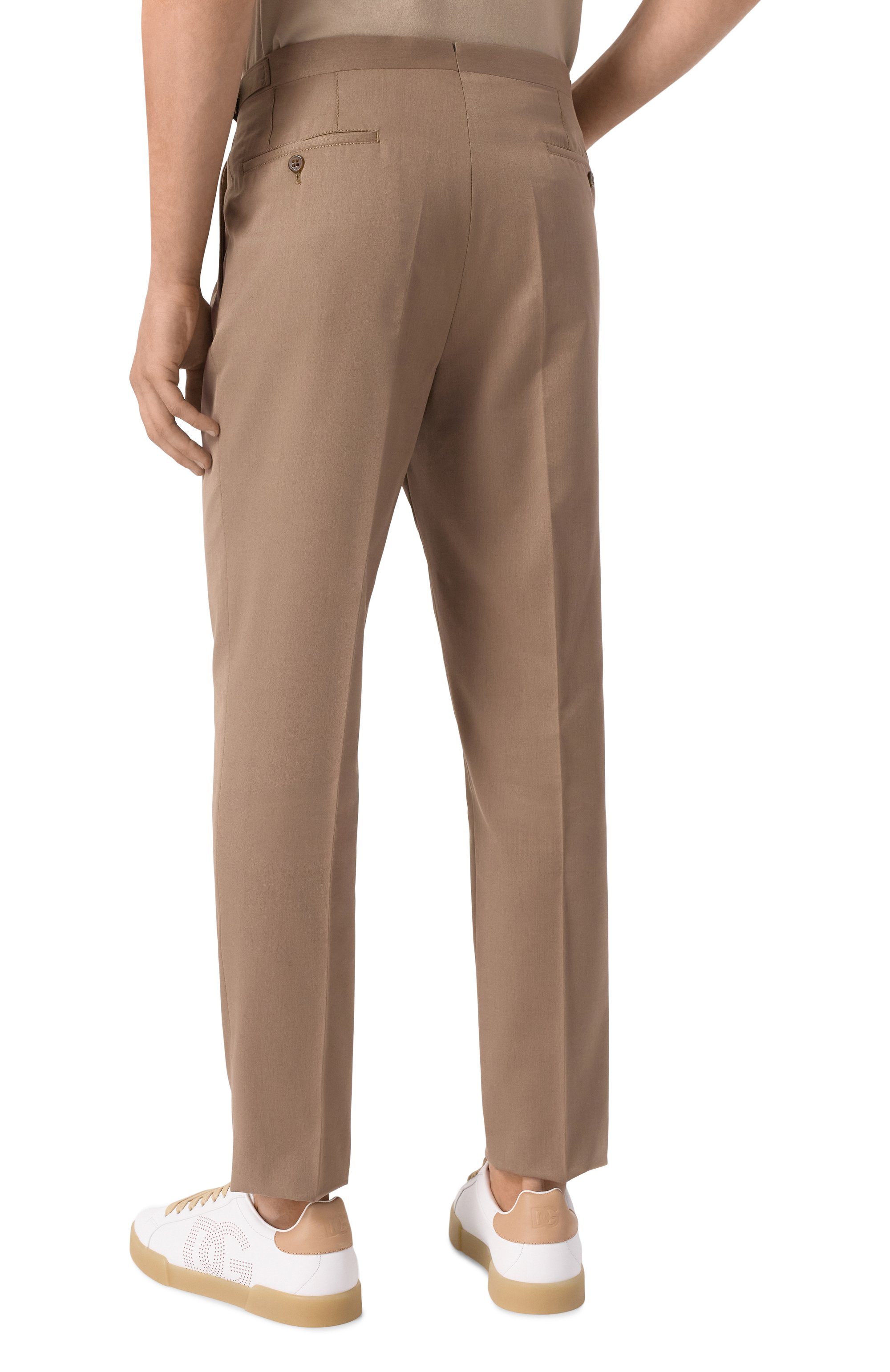 Брюки из шерсти и хлопка CORNELIANI, арт. 254L21-2514201, фото 4