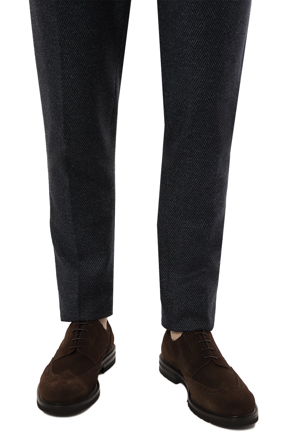 Замшевые дерби CORNELIANI, арт. 94TM35-9420915, фото 3