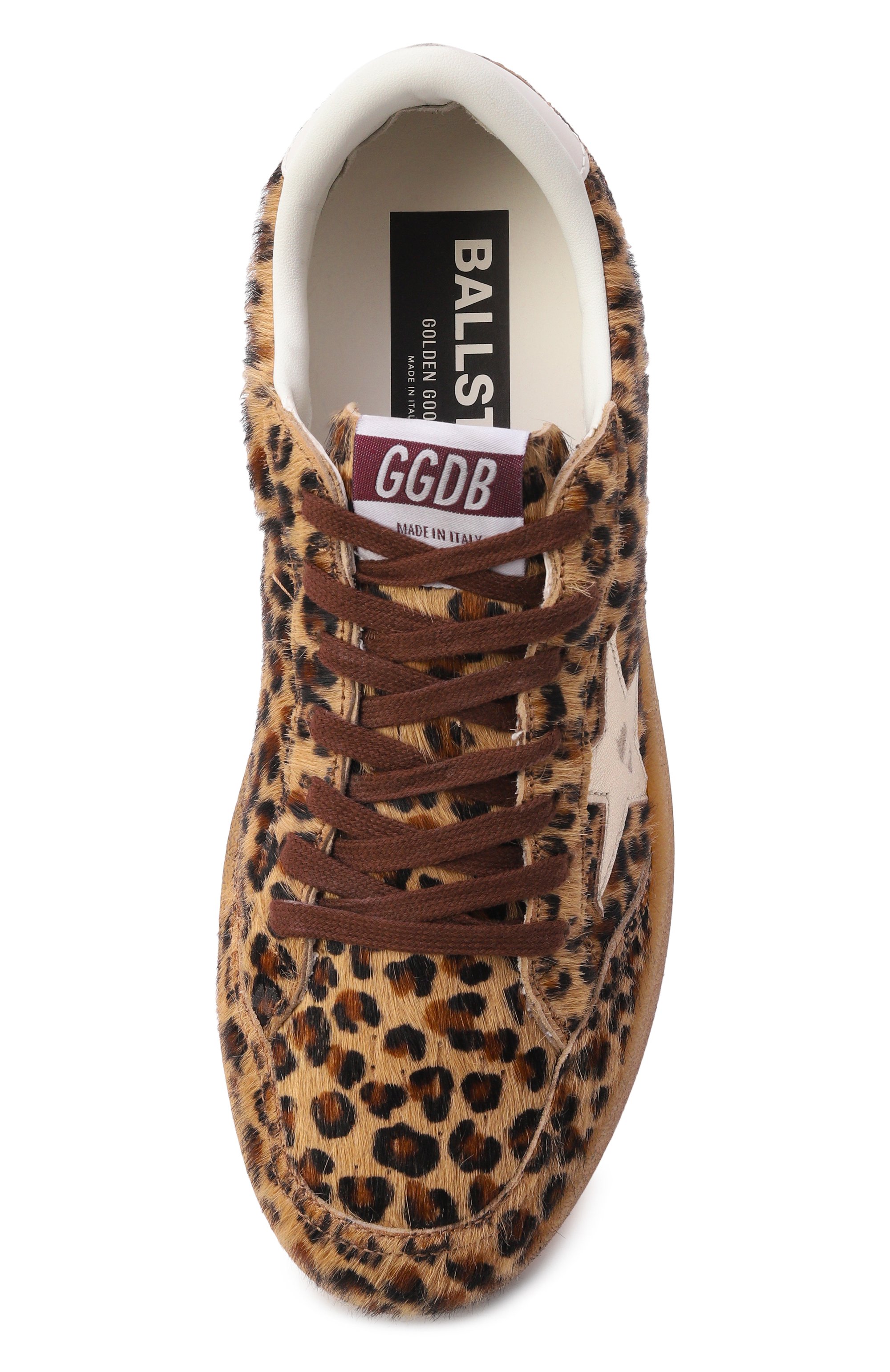 Кожаные кеды ball star GOLDEN GOOSE DELUXE BRAND, арт. GWF00804.F008010, фото 6