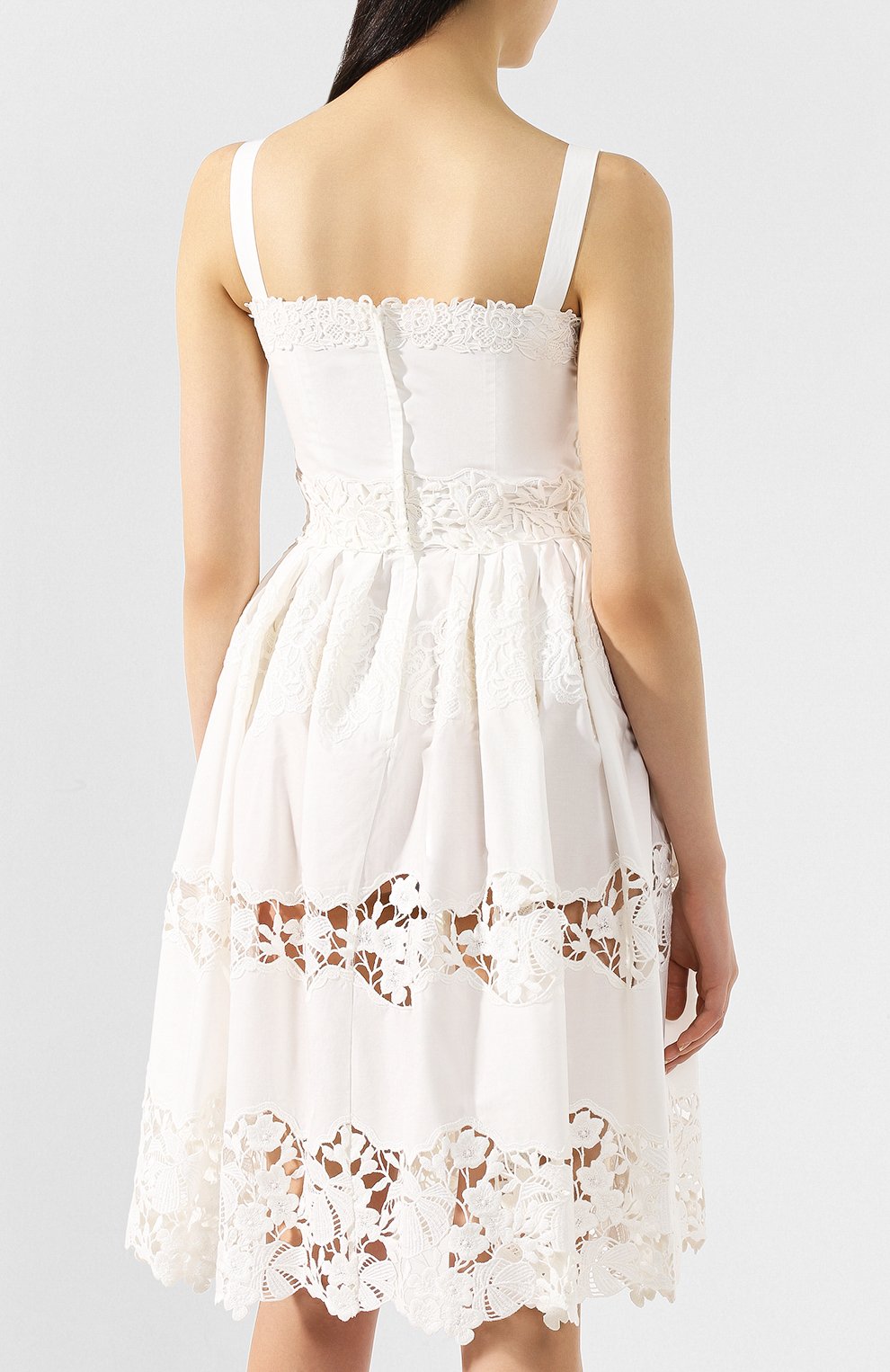 Хлопковое платье DOLCE & GABBANA, арт. F6C3QZ/FGMFE, фото 4