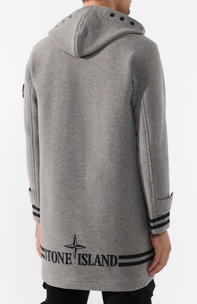 Шерстяное пальто STONE ISLAND, арт. 711571252, фото 4
