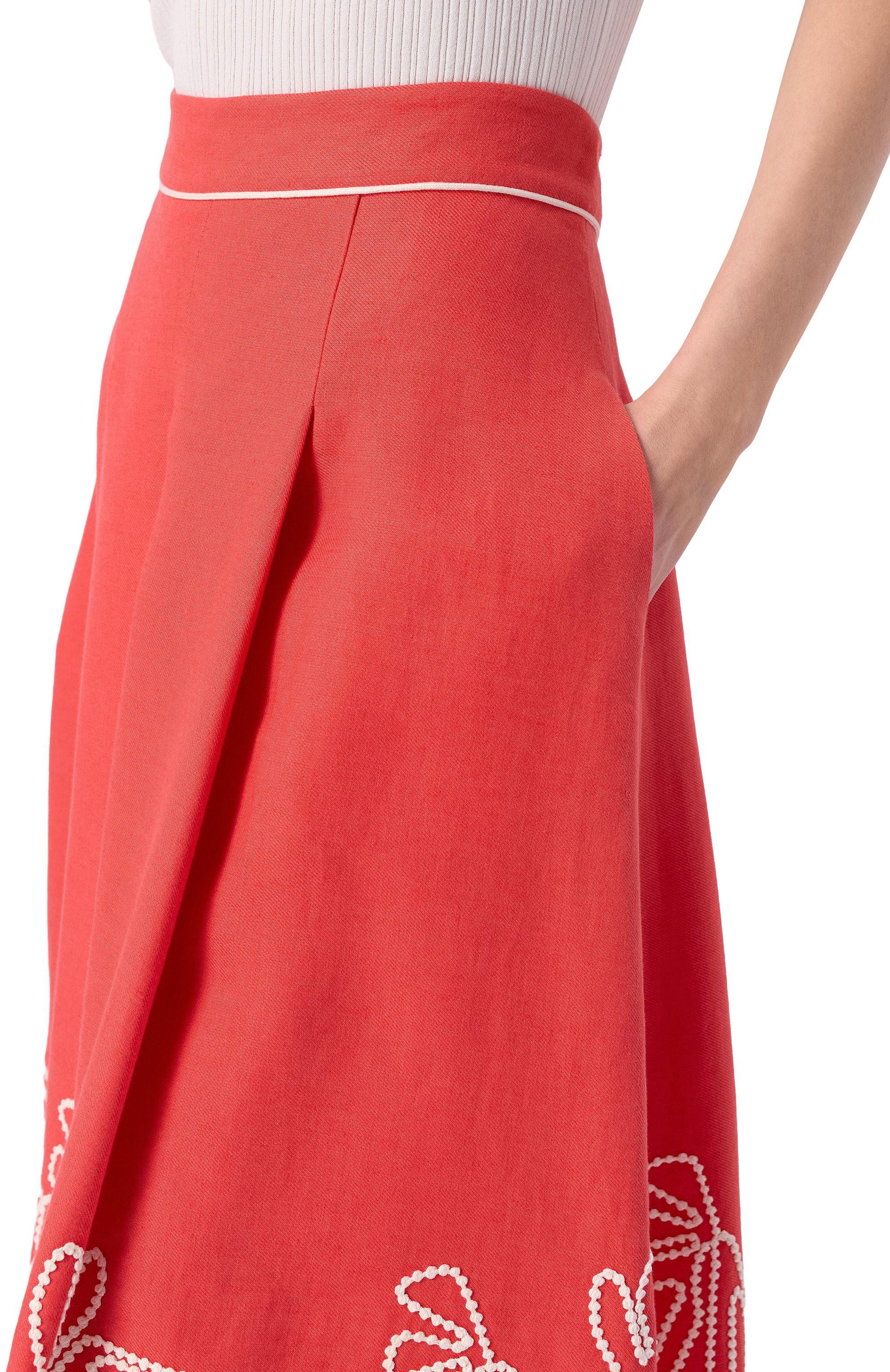 Льняная юбка LORO PIANA, арт. FAL5864, фото 5